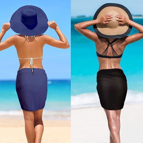 Set of 2 Beach Sarong Wraps - Picture 1 of 5